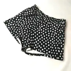 ユニクロ　ドット柄 ショートパンツ ウエストゴムのサムネイル