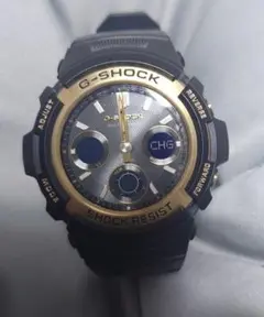 チャージ点滅のみジャンク品GSHOCK AWG-M100SG-9A