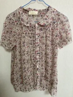 wcloset 花柄ブラウス