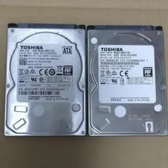 [정크] 도시바 2.5인치 HDD 1TB 2유닛 세트 상태: 한꺼번에 메모하세요