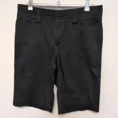 リー レディース ショートパンツ 無地 L 黒 綿混素材 カジュアル ストレッチのサムネイル