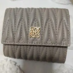 ALTROSE　3ツ折財布　ミニ財布　 グレージュ