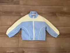 サックスカラー ブルゾンジャケット 100