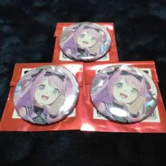 姫森ルーナ ランダムホログラム缶バッジ 3点