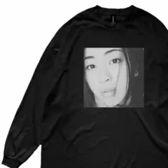 宇多田ヒカル フォトプリント 長袖Tシャツ ロンT