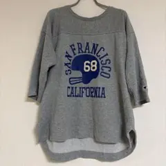 太*勇様 Champion チャンピオン フットボールTシャツ 7部丈 68 グ