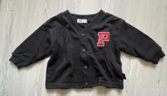 POLO Baby カーディガン ブラック Pロゴ