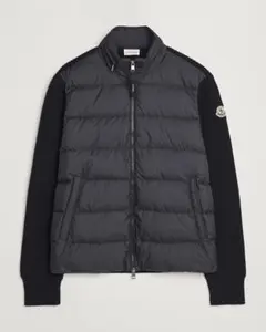 Moncler ダウンジャケット ニットコンビ ブラックのサムネイル