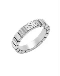 DIESEL シルバー ロゴリング　箱あり
