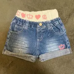 【90cm】BABYDOLLデニムショートパンツ