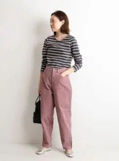 SLOBE IENA コーデュロイパンツ　ピンク