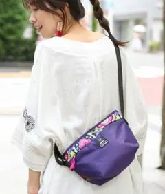 チチカカ　moz　ショルダーバッグ　斜め掛けバッグ　バッグ　パープル