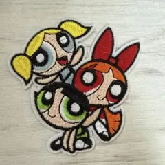 パワーパフガールズ 刺繍ワッペン　アップリケ　アメキャラ