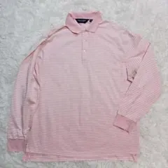 POLO GOLF ラルフローレン 長袖 ポロシャツ ホース刺繡 ボーダー