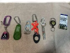 カラビナ　まとめ　7点　キーホルダー　アクセサリー　キーチェーン