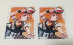 バンドリ！ 北沢はぐみ クリアカード 2枚セット