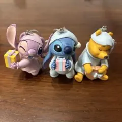 スティッチ・リロ・プーさん キーホルダーセット