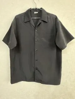 Cal Top ブラック　半袖ポリシャツ アメリカ製