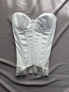 ホワイト コルセット ブライダルインナー