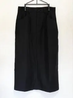☆セール中☆★新品・未使用★【ロングスカート】ブラック バックスリット入り