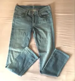 7 For All Mankind デニムスリムストレート25インチ Sサイズ