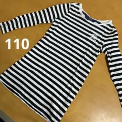 ポロラルフローレン　女の子　長袖ワンピース　ロングTシャツ　110