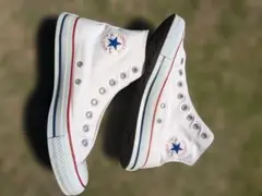 Converse ホワイト ハイカットスニーカー