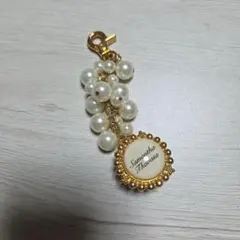 Samantha Thavasa パールチャーム イニシャルK