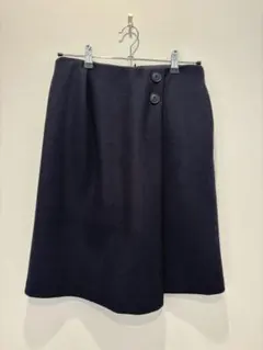 【新品】ロペピクニック 膝丈スカート Lサイズネイビー