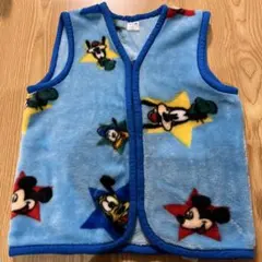キッズ　ディズニー　ミッキー　フリース　スリーパー　ベスト　パジャマ　￼140