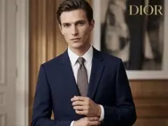Christian Dior ディオール ネクタイ モノグラム 総柄 シルク