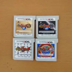 3DSソフト　妖怪ウォッチシリーズ4点