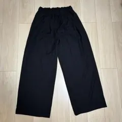 ゴム ワイドパンツ