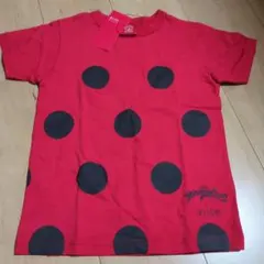 Miraculous x OJICO 赤 水玉 Tシャツ 8A