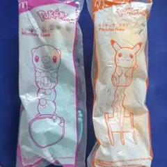 ハッピーセット　ポケモン ピカチュウ 熊手　ミジュマルスコップ