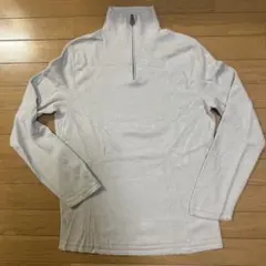 t*o様 HERMES ハーフジップセーター M ライトグレー