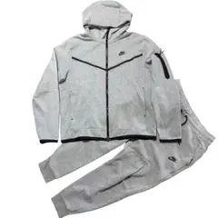 NIKE ナイキ　テックフリース　セットアップ　グレー　Lサイズ パーカー