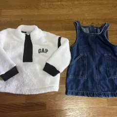 GAP フリーストレーナーとデニムオーバーオールセット