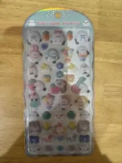 シマエナガ　コットンパフィーシール