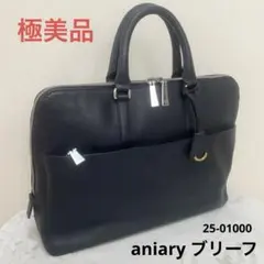 アニアリAniary2wayウェイブレザーブリーフ16-01000ブラウン中古