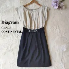 Diagram　GRACE CONTINENTAL シルク　ワンピース