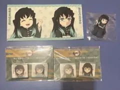 鬼滅の刃 繋がる大集合 柱稽古編 時透無一郎　アクリルスタンド　缶バッジ
