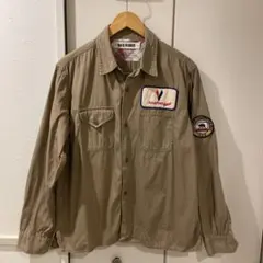 BACK NUMBER ベージュシャツ Lサイズ