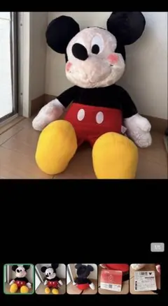 ミッキーマウス ぬいぐるみ 大きめ