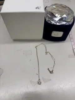 B5854 4℃ピンクゴールドネックレスK10