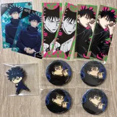 ジャンプGIGA 付録 呪術廻戦 伏黒恵 缶バッジ 最強ジャンプ ステッカー