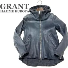 超希少 GRANT グラント ホースハイド フーデッド レザージャケット 馬革