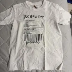 8e greedy プリント Tシャツ ホワイト - メルカリ