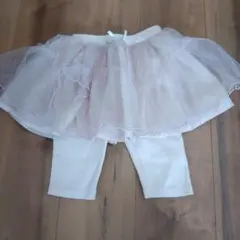 petit main チュチュ付きレギンス 100