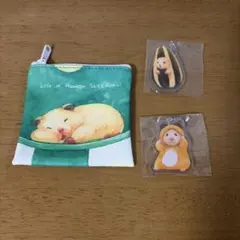 助六の日常 ポーチ アクリルキーホルダー 3点セット